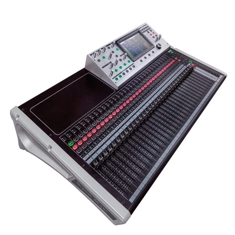 Горячая Распродажа TX-32 ALPS 100 мм электроприводом с тонкой оправой профессиональный аудио вещания DJ звуковая система DSP эффекты микшерный пульт