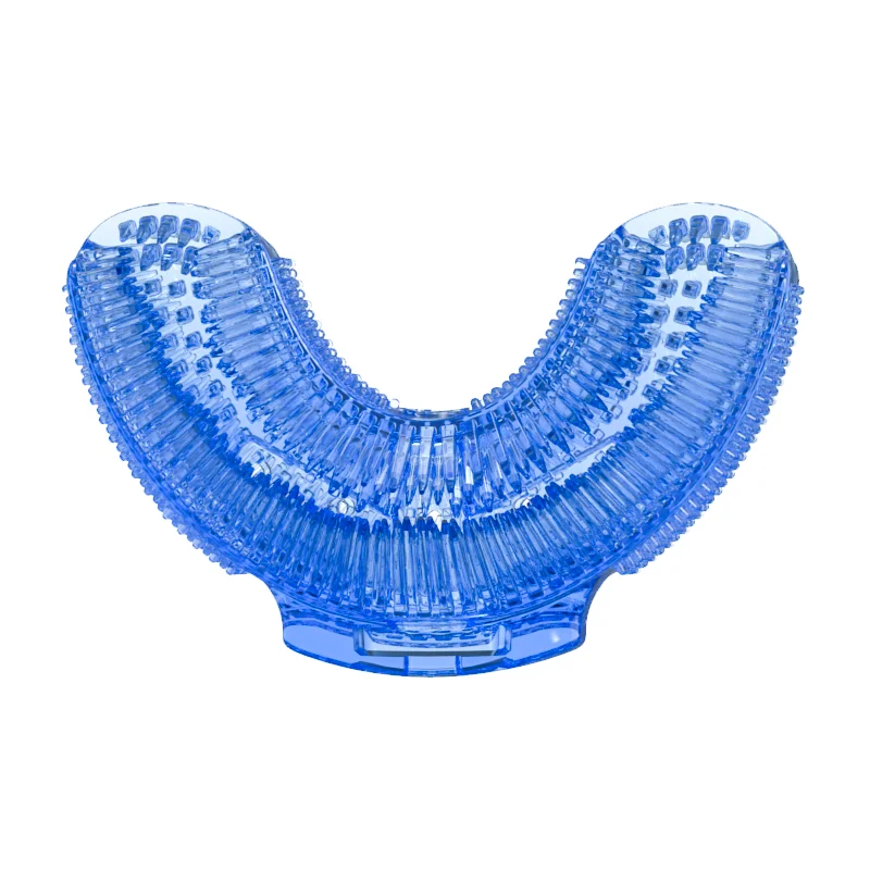 Детская зубная щетка четвертое поколение u-образная головка щетки, IPX7 водонепроницаемый От 5 до 8 лет синий