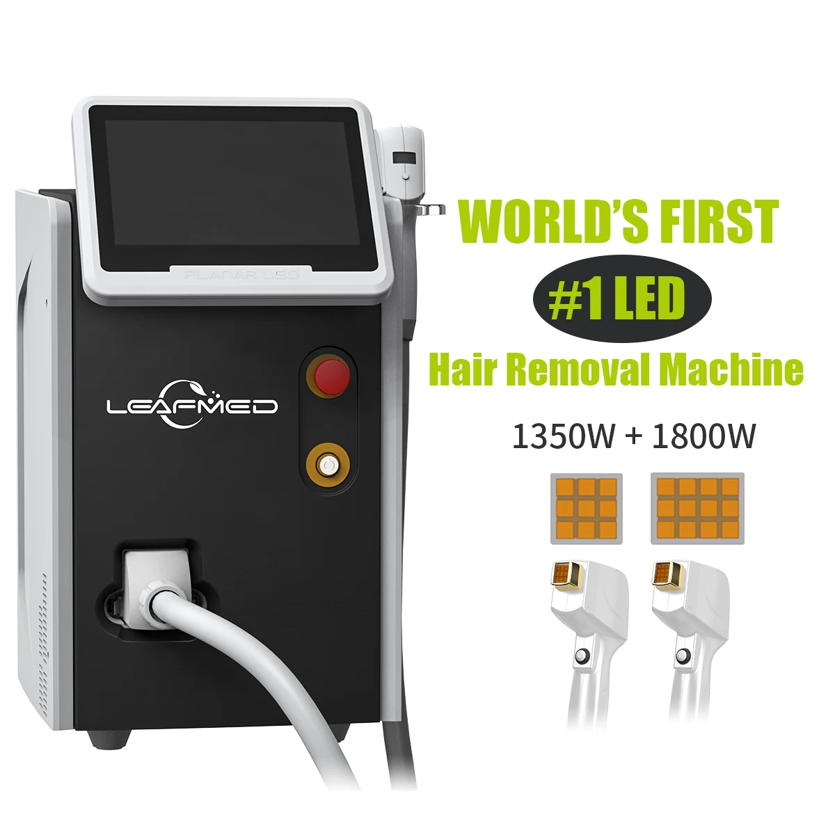 2023 Leaflif New Innovative 100 million shots Hair Removal Laser  / LED laser hair removal Beauty Device with skin rejuvenation
