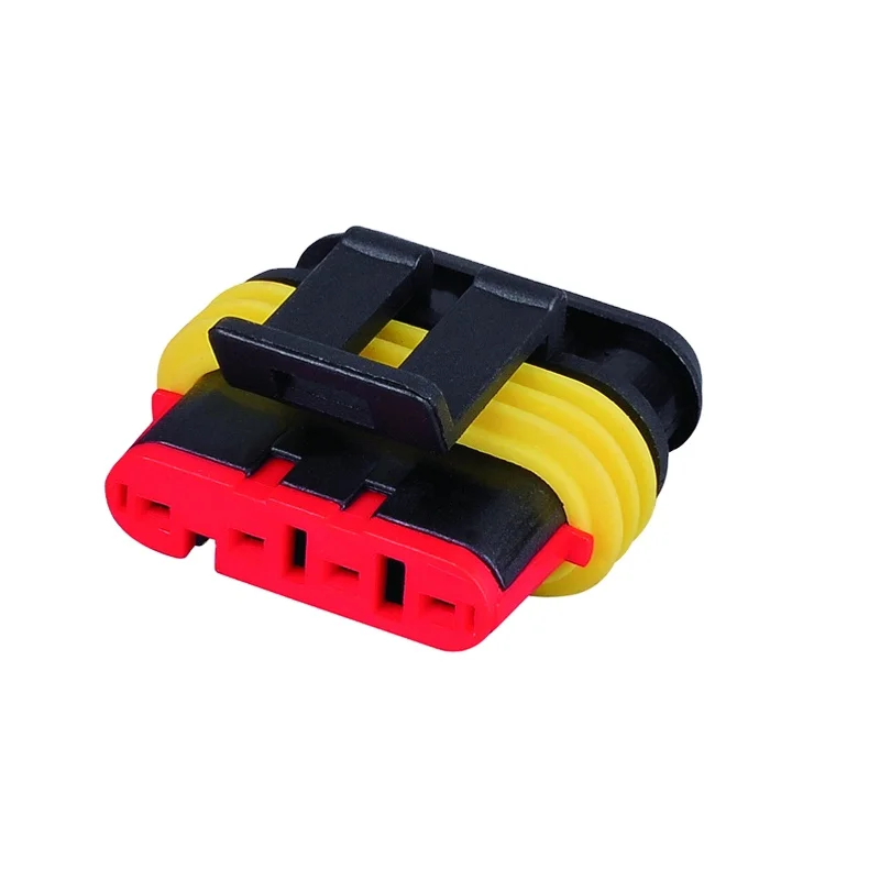 282088-1 car plug pbt-gf15 4 pin connector waterproof