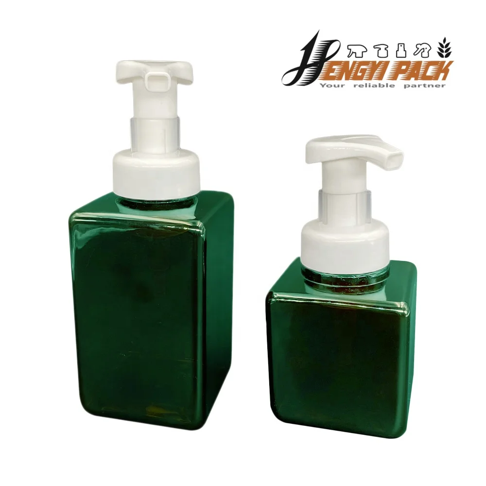 250ml 400ml 450ml 500ml 650ml Foam Pump Bottle with a clip lock for Hand Washer, Facial Cleanser, Soap Foaming Dispenser Pump