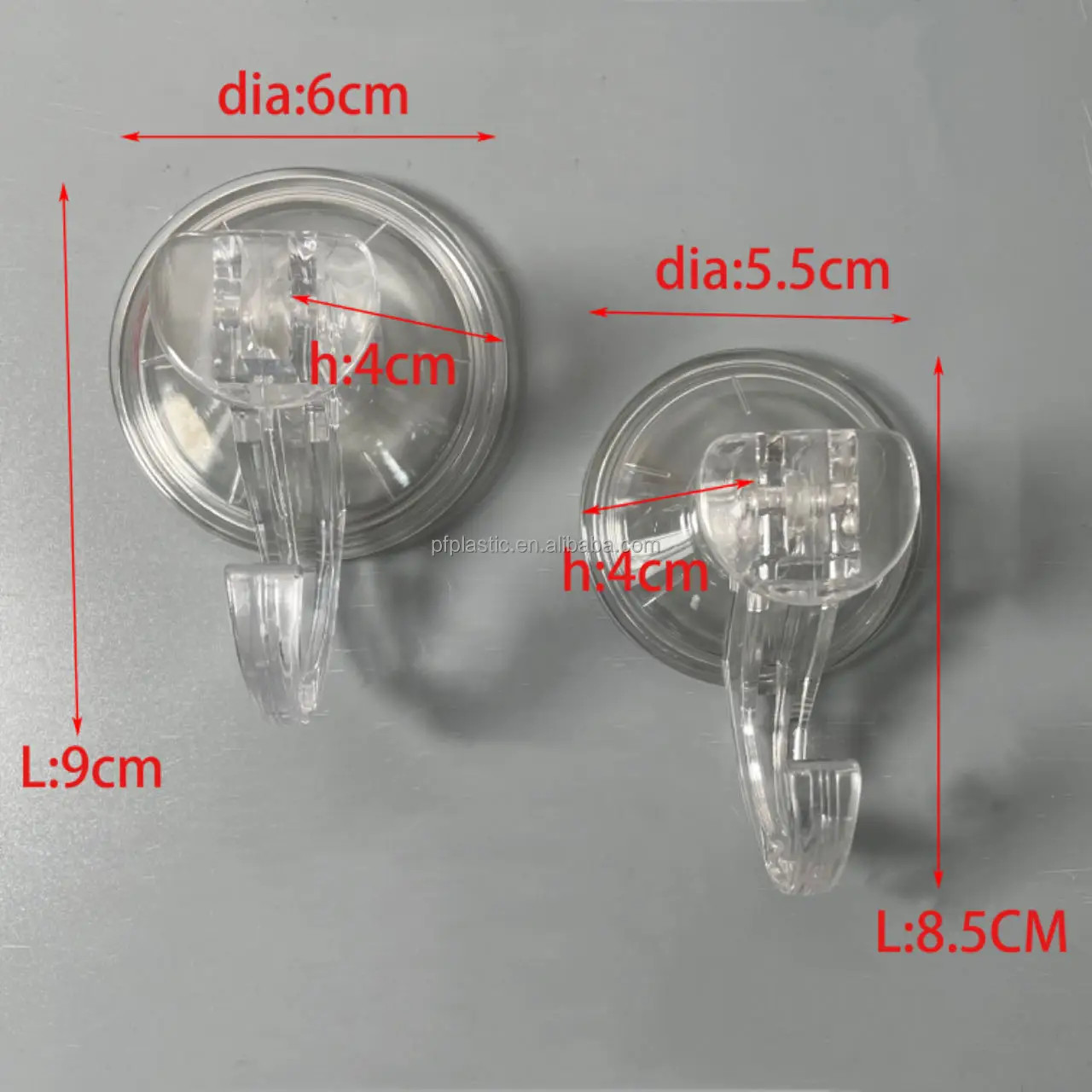 Suction Cup Hook Clear Removable Strong Window Glass Door Suction Cup Hangers Hook