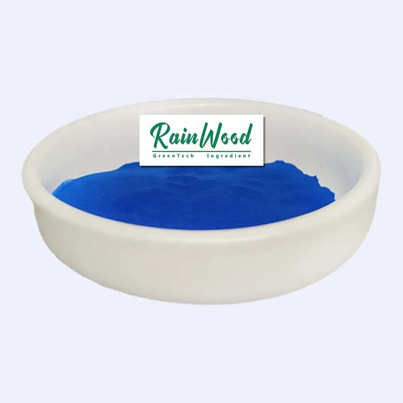 Rainwood  high quality factory supply phycocyanin spirulina extract phycocyanin powder for food additives