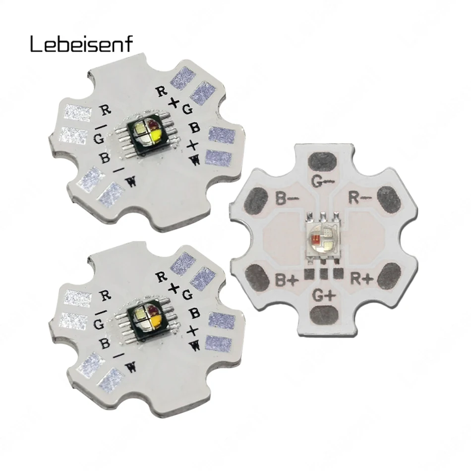 New 3W RGB 4W RGBW RGBWW LED 3535 SMD Ceramic Lamp Beads with 20mm Aluminum Substrate 200-350mA High Power LED Diode DC 3.0-3.6V