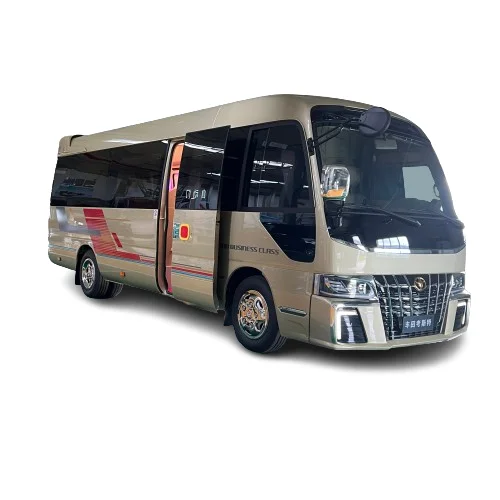 23-Seater Used Coaster Bus for Sale Diesel Manual Fuel Euro 3 Emission Standard Coach Bus