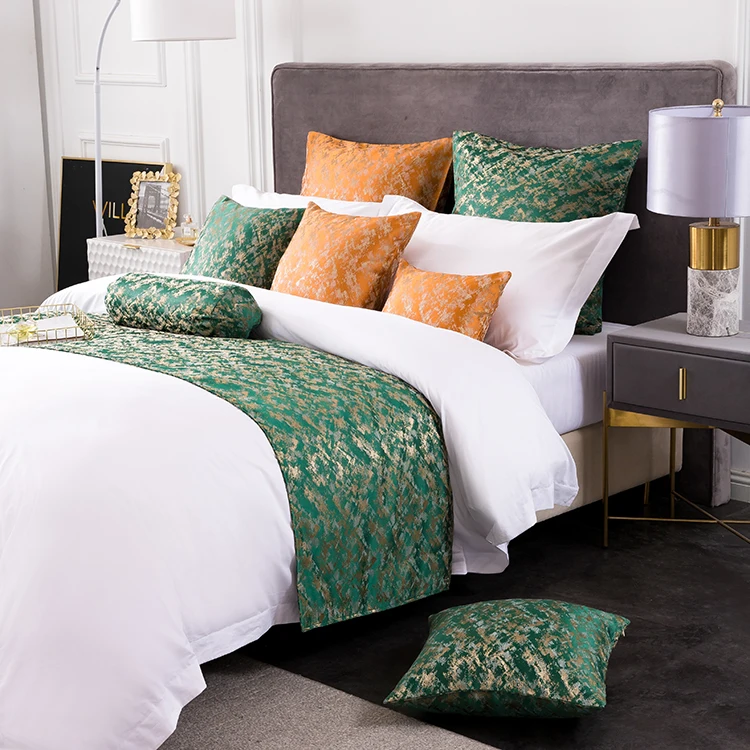 Star Hotels and Boutique Hotel Chain High End Linen Bed runner and Cushion Cover leading Supplier