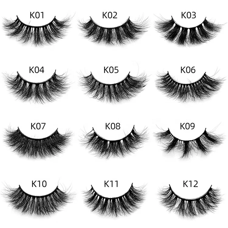 Brand new false eyelashes fluffy best selling eyelash wholesaler 8d mink eyelashes