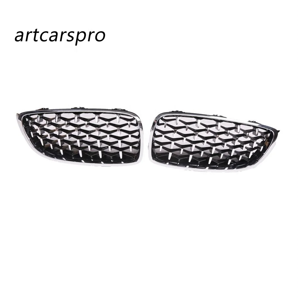 Серебро ABS передняя решетка автомобиля для BMW F82 M3 M4 Полный Серебряный авто решетка