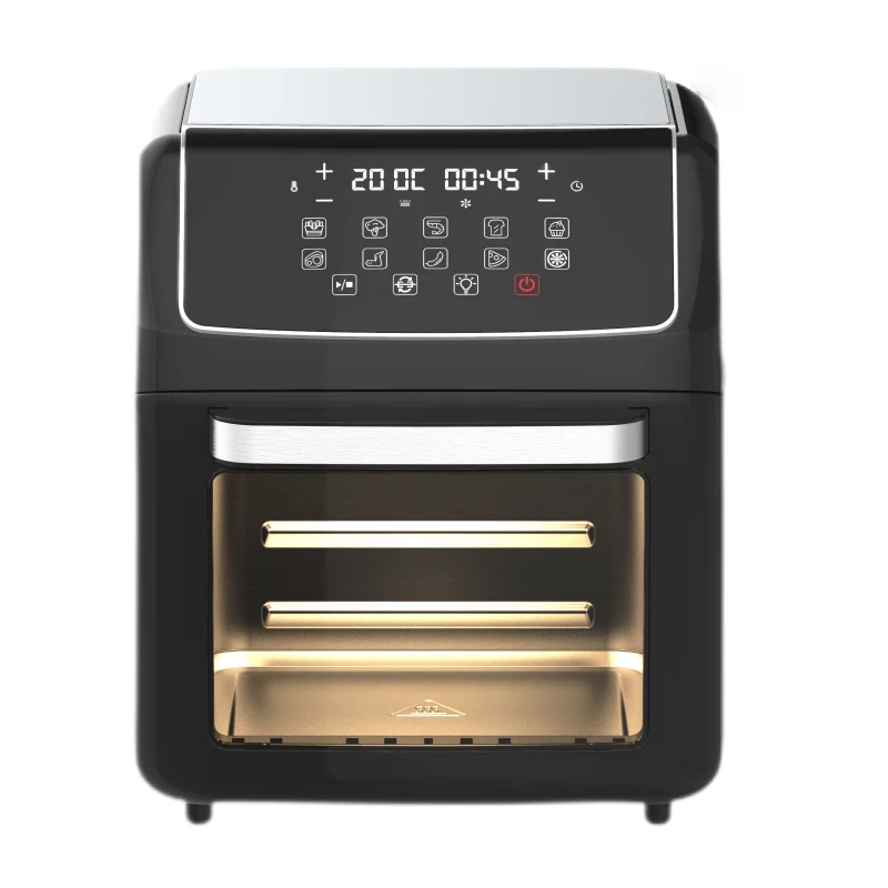 New Design 2000W 12L Factory Wholesale Oil Free Field of Vision Electric Air Fryer Oven