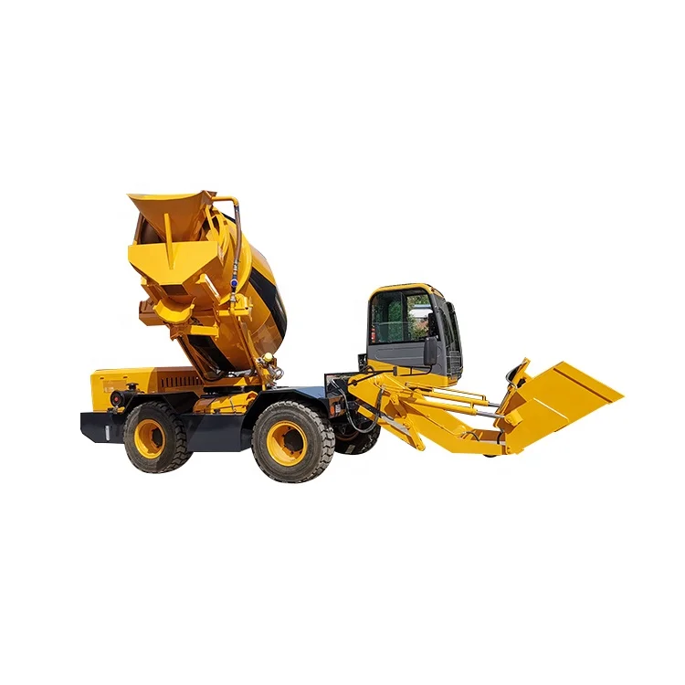 Самозагружающаяся Бетономешалка специально для российского рынка