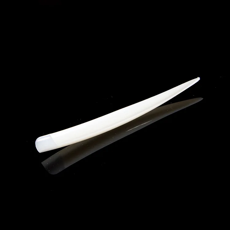 pedivac Thin Artificial finger Nail Tips False Nail Tips French Stiletto Nail Tips