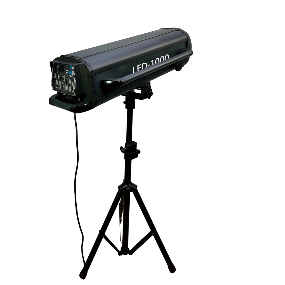 Открытый водонепроницаемый IP65 1000 Вт 1200 Светодиодный точечный светильник DMX дистанционный прожектор для свадебных мероприятий