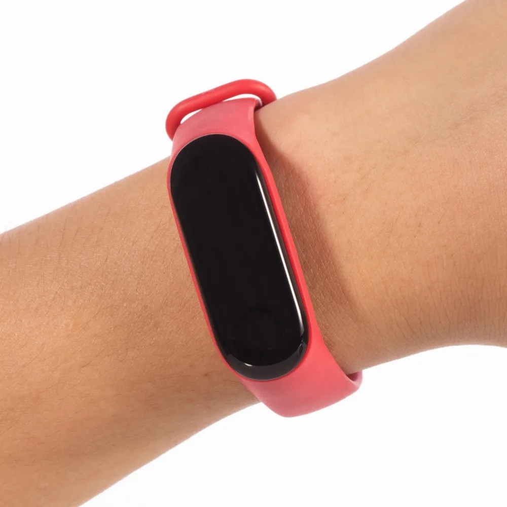  Спортивный резиновый силиконовый ремешок для смарт-часов Xiaomi Band 4