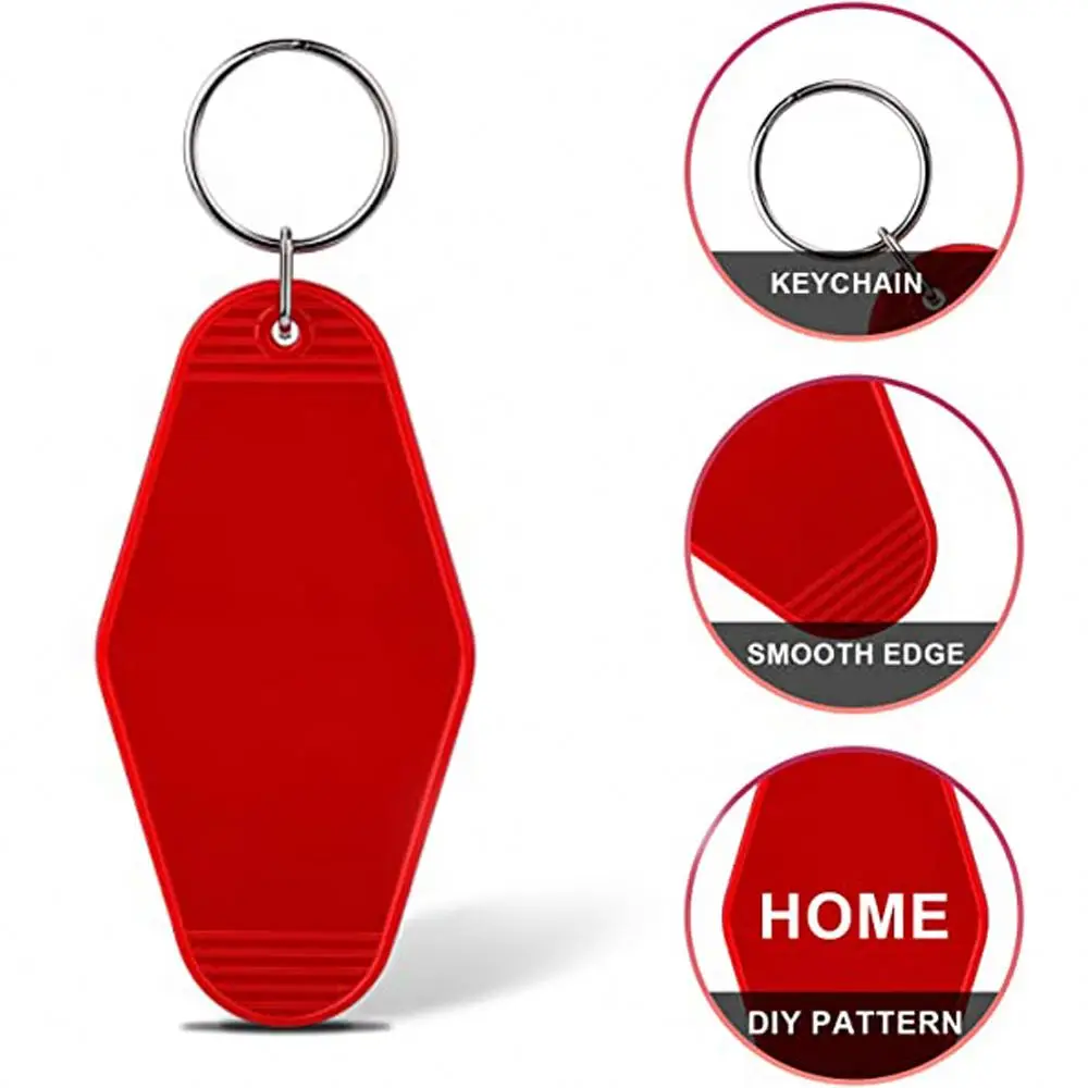 Custom acrylic key chain blanks motel keychain acrylic charm plastic hotel key tags plastic keytags key tags