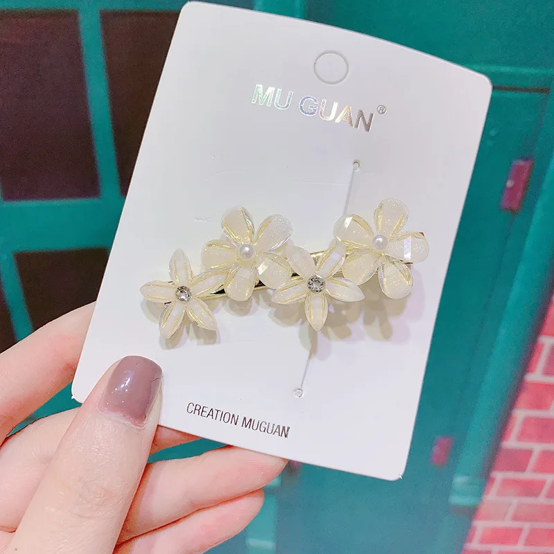 Custom Hair Accessories Korean Trend High Quality Pearl Hair Pin Hair Clip