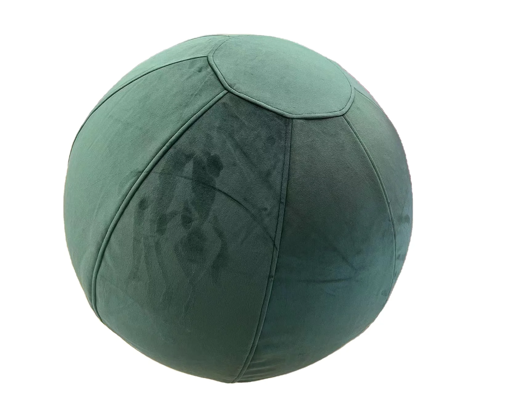 factory quality 65cm fitness gym pvc yoga sitting exercise balance ball with custom flannel cover