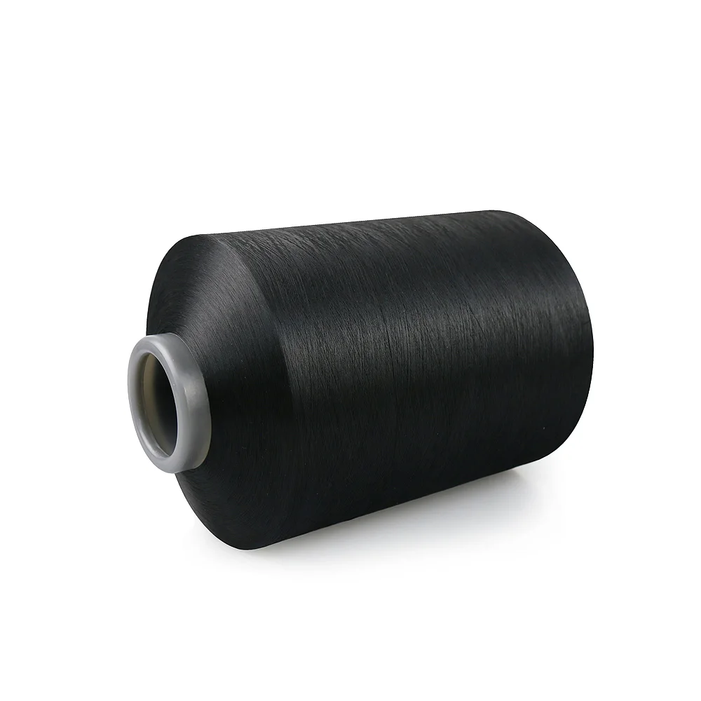 50D 75D 100D 150D DTY yarn polyester dope dyed filament yarn for lace