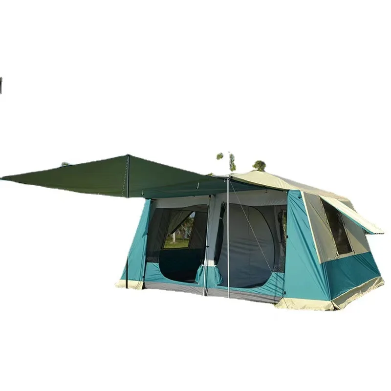 Factory All New  Outdoor Waterproof Camping Oversize Tent Apply to 8-10 People Accept Customized Family Camping Equipment