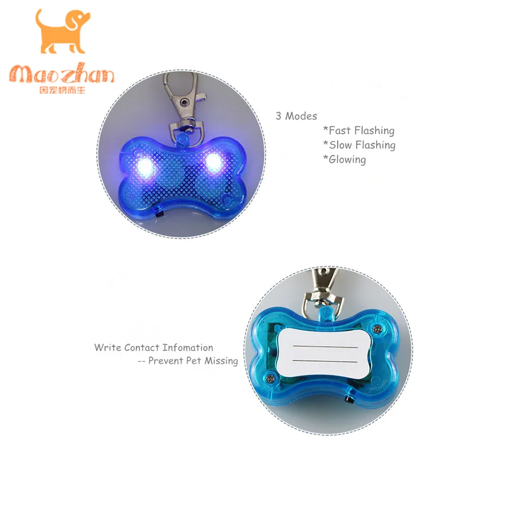 Лучшее качество светодиодный ошейник свет для питомцев