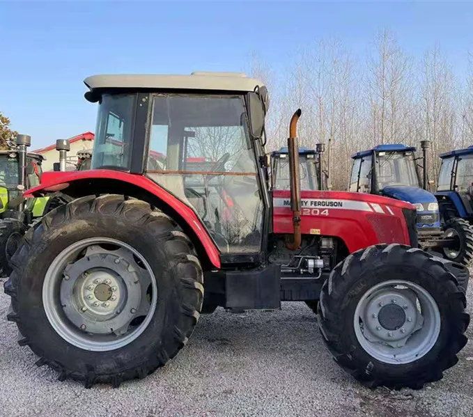 low price massey ferguson used second hand farming machinery 120HP 4W  tractor  for sale