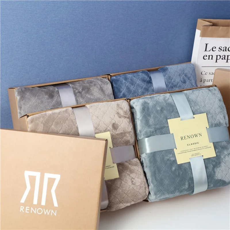 Large Easy Care Super Soft Microfiber Velvet Plush Flannel Fleece Blanket