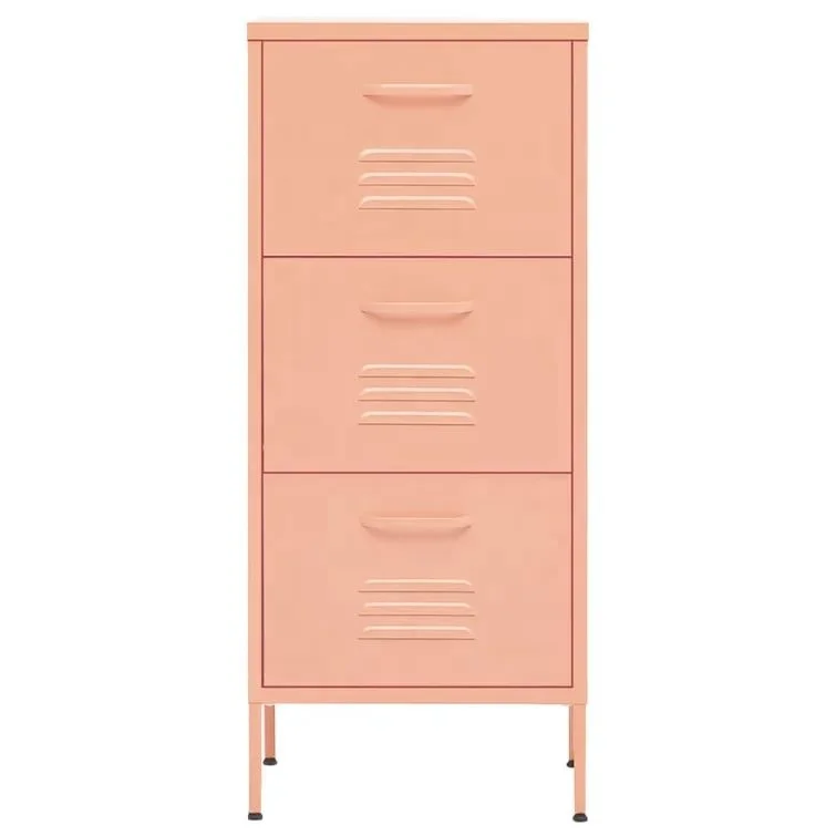 Cheap home furniture living room furniture set modern file storage cupboard metal 3 drawer cabinet storage