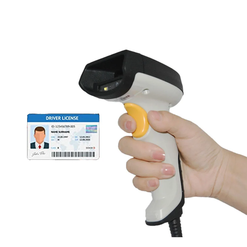 DPM Code RS232 Portable USB Bar Code Reader 1d 2d Handheld barcode scanner HS-6201