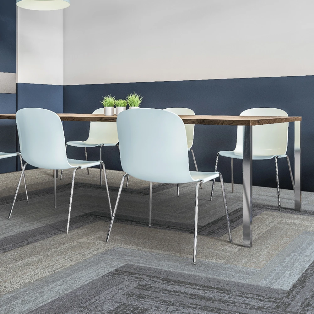 HJ eco-friendly Office floor carpet tiles 500 x 500 customization executive office carpet nylon exhibition carpet tiles