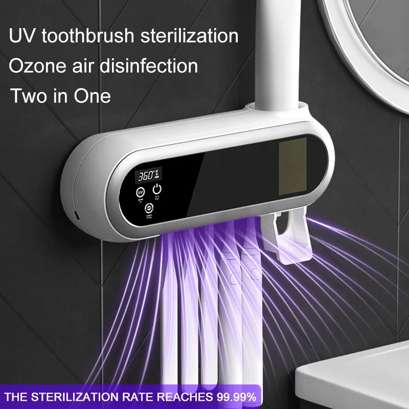 Премиум класс с защитой от UVC озона стерилизации Usb настенный УФ нагревательный Стерилизатор зубных щеток оригинального производителя onlywheel в LED дезинфицирующее средство для зубной