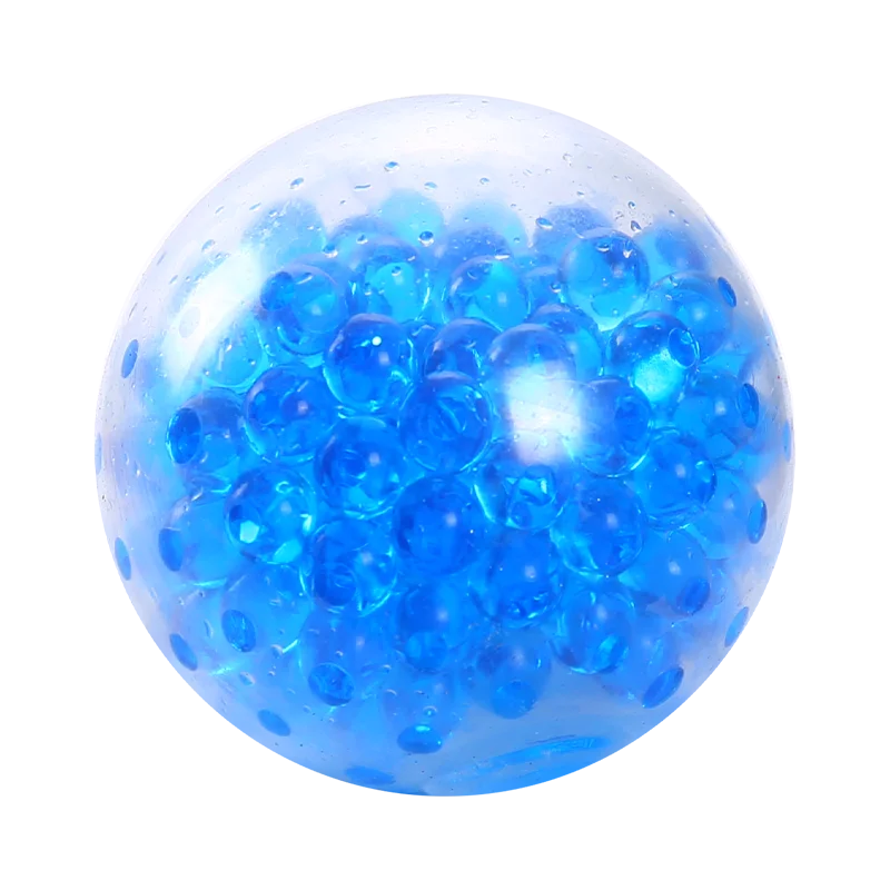 New Arrival TPR Squishy Frog Bead Gel Stress Ball Squeeze Strength Ball Bubble Sensory Squeeze Fidget Ball Toys