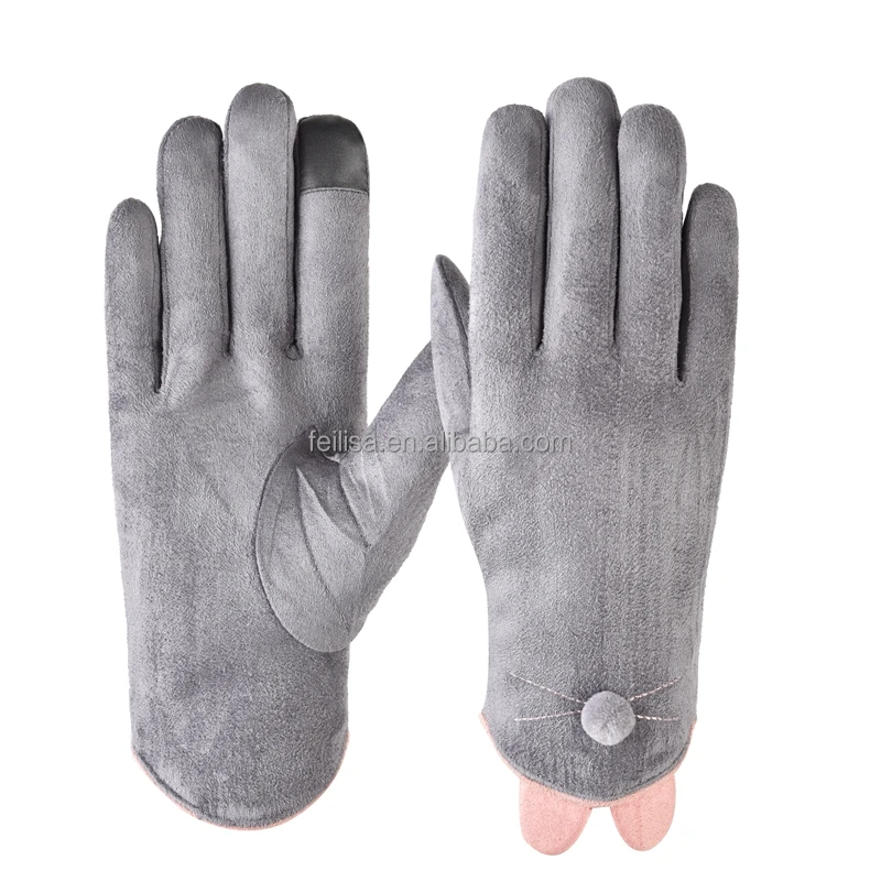 
Fashion gloves for women wholesale All-fingered warm female gloves 