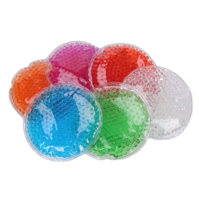 Reusable Gel Therapy Cool Patch Gel Pearl Hot Cold Compress Pad / Ice Beads Cool Gel Pack with Logo Print