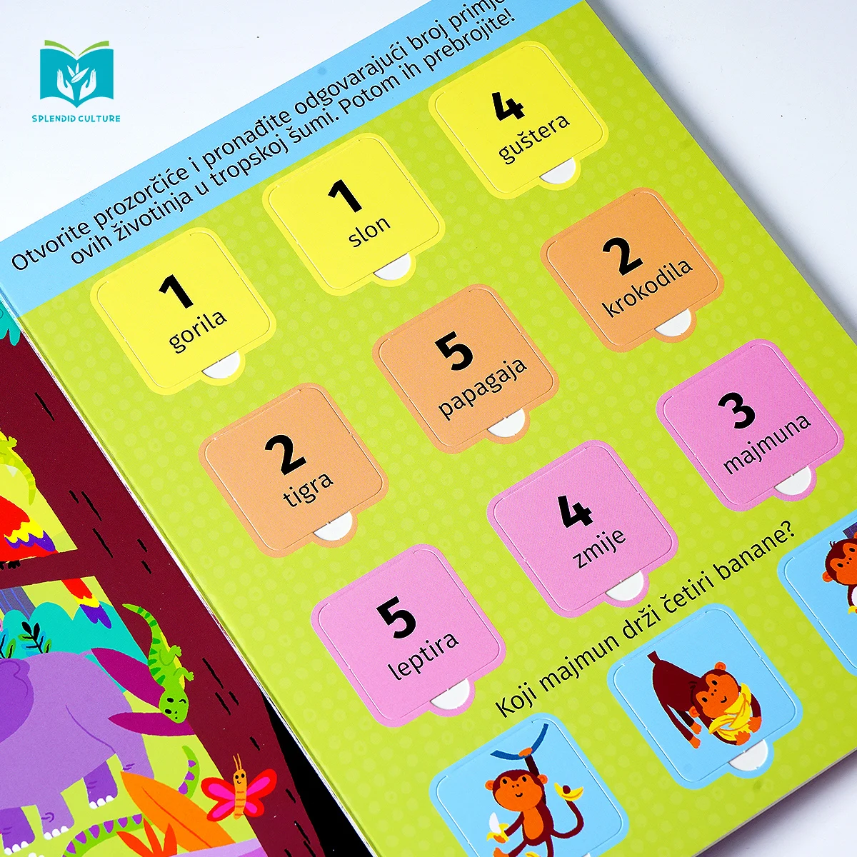 Eco-friendly custom  montessori toys Baby Kids flap book Children Board Books OEM Book Printing Service