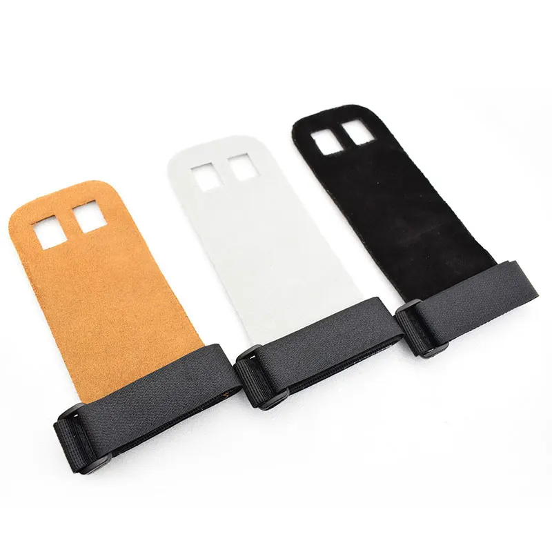 Изготовленные на заказ гимнастические кожаные рукоятки/кожаные защитные рукоятки для ладони/захваты тяжелой атлетики