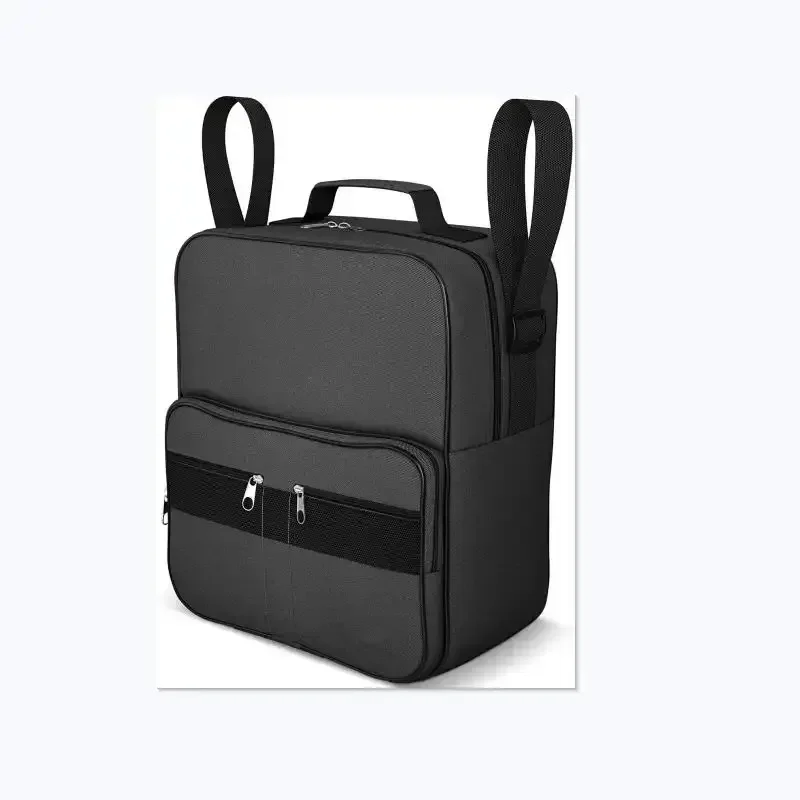 Factory Custom Electrical Deluxe Wheelchair Accessories Storage Organizer Bag with Cup Holder Pouch Bag Durable Polyester Case