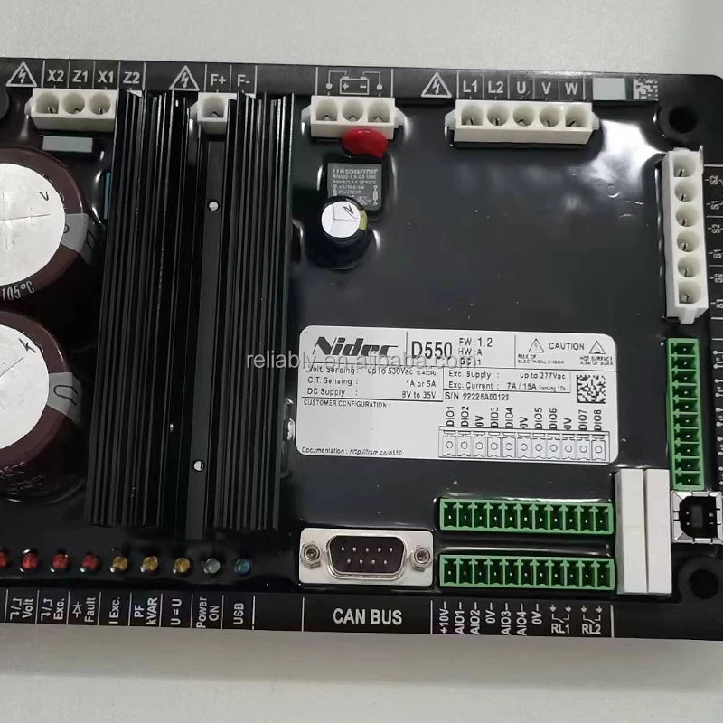 Оригинальный генератор переменного тока Leroy Somer D350 регулятор напряжения AVR D550 Nidec для генератора запчасти дизельного двигателя