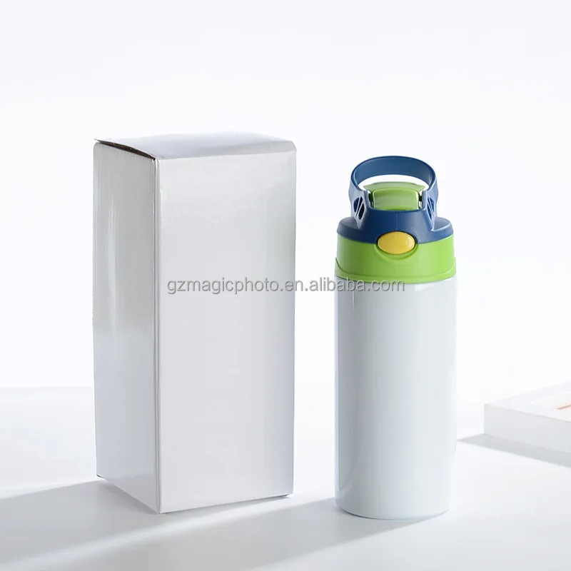 350ml Sublimation blanks Kids Tumbler Straight Double Wall Stainless Steel Children Kids Water Bottle