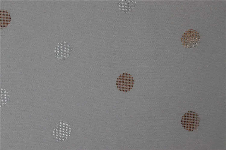 Special Design Large Dot Pattern Fabric Bronzing Well Made Textile Raw Material Fabric