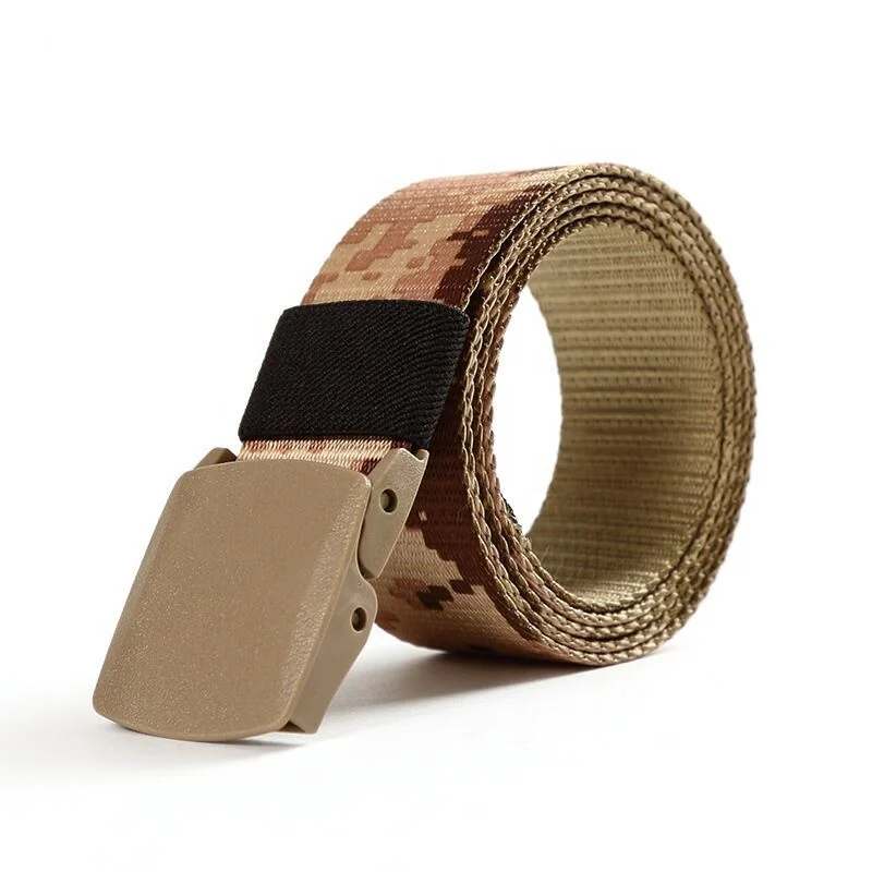 Durable Nylon Tri-color Desert Outdoor Training Belt Tactical for Hunting