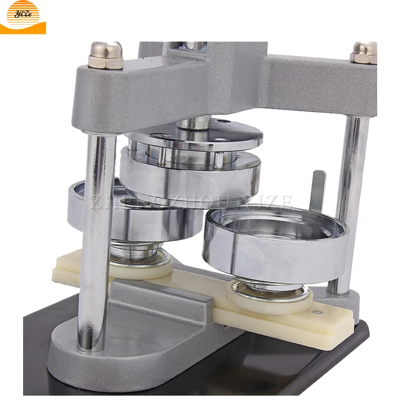 Pin Badge Maker snap button hand press attaching machine Metal Button Badge Making Machine