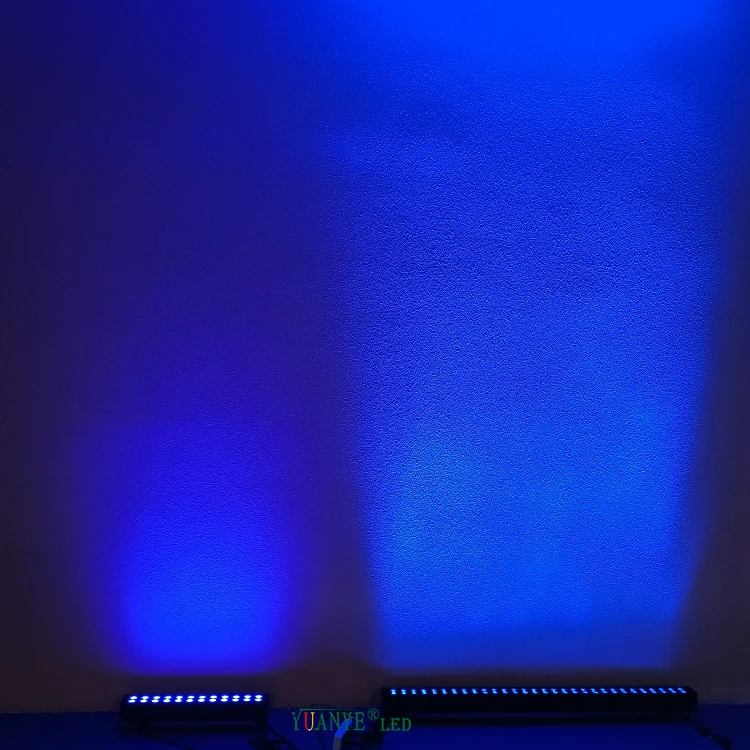 Permanent Street Lights Led Lighting Dmx512 With Digital Display And Buttons Facade Wall Washer Blue