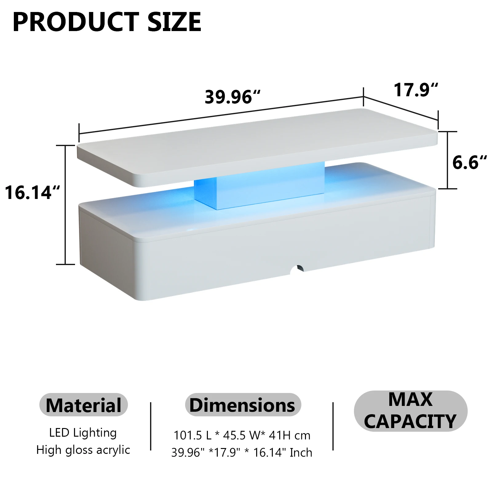 Modern Luxury Rectangular Wooden Low Height Coffee Table for Home Dining Furniture Use in Living Room Bedroom wooden Material