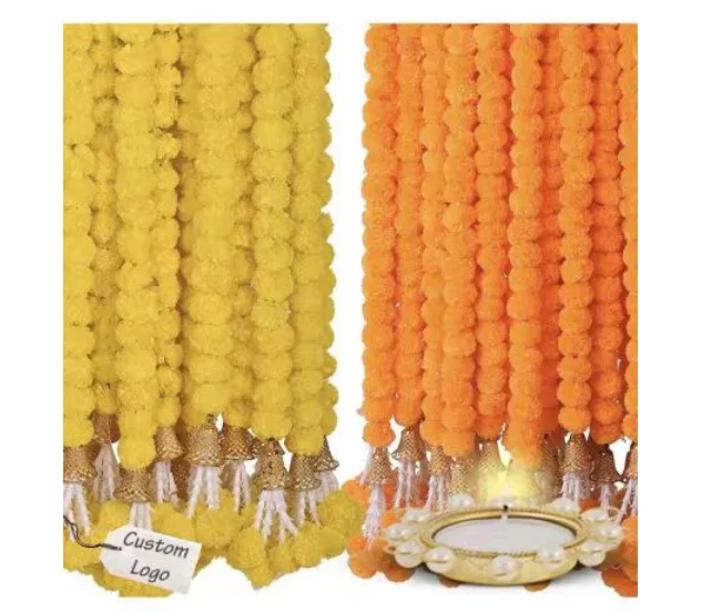 Mexico Dia de los muertos decoration goods the death decoration marigold flower  table cloth and background bannner