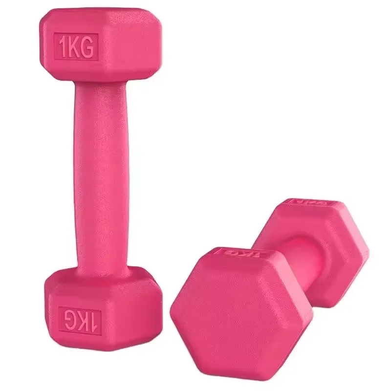 oem free weight fitness gym colored dumbbell 5kg 10kg  for gym weight loss women use