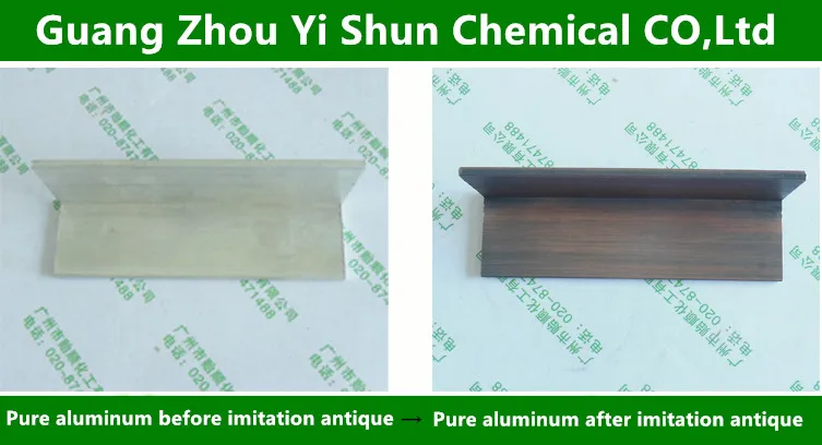 Aluminum imitation bronze agent   Archaize agent