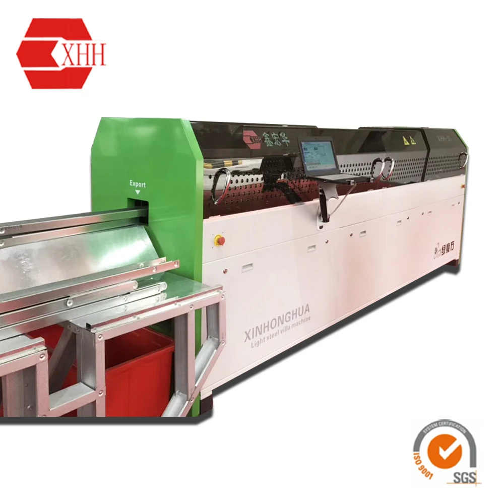 XHH C89-5S Lgs House Roll C89 7.5kw 550MPA Custom Voltage Light Keel Gauge Cad Villa Steel Frame Machine