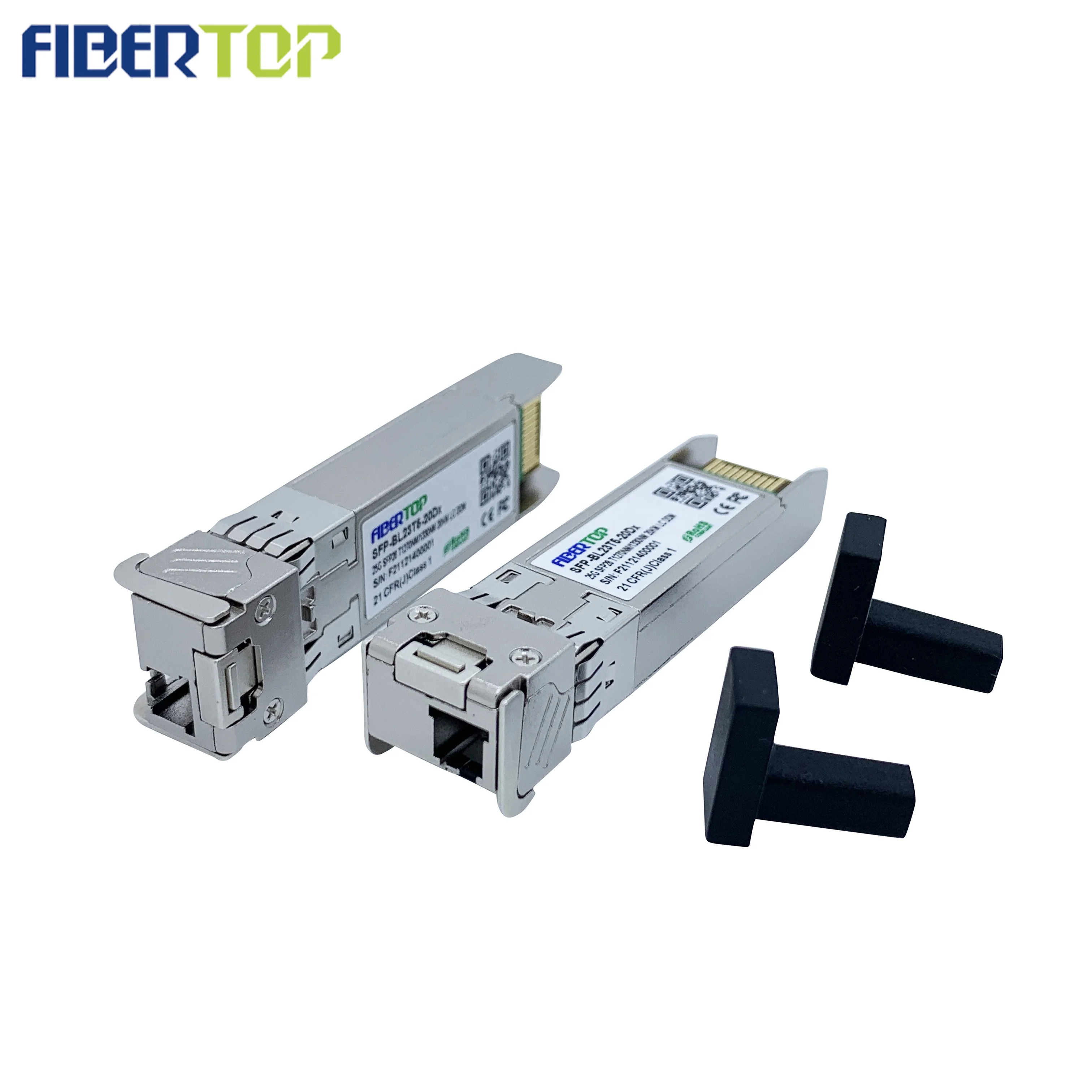 Fibertop SFP28 BiDi 1270nm-TX/1330nm-RX SFP-25GBX-U-20-C совместимый 25 гбасе BOSA 20 км LC SMF оптический трансивер sfp модуль