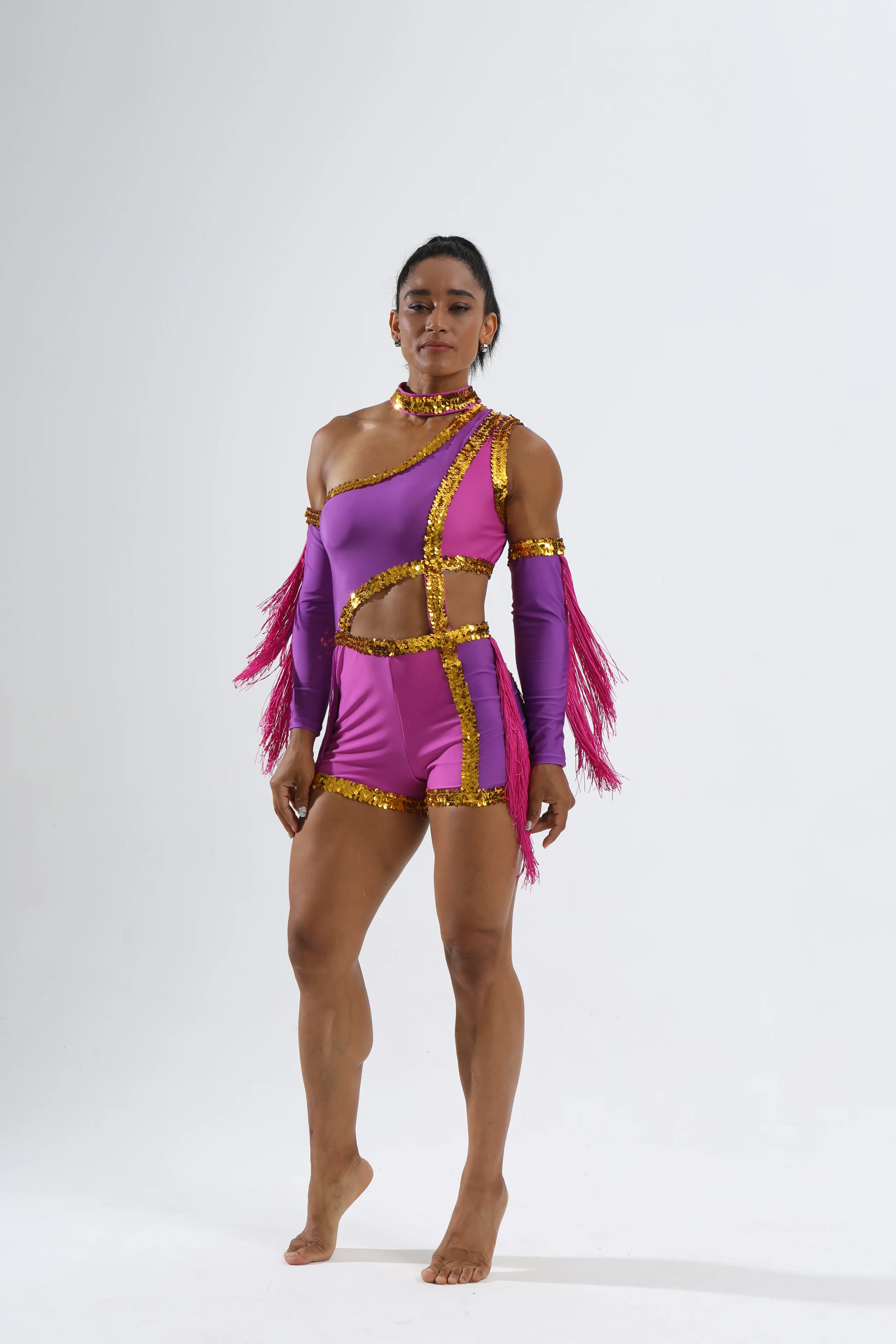 girl oem competition leotard shiny Performance Wear training dance wear majorette uniform