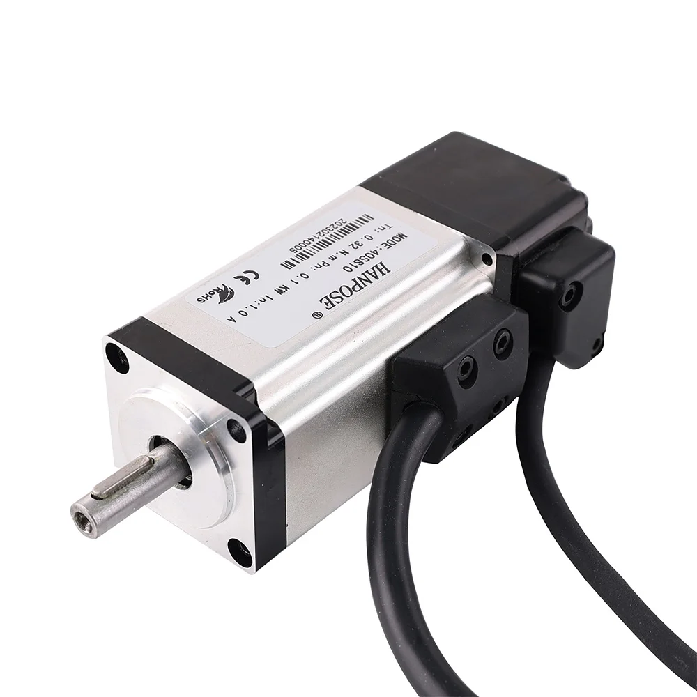 HanBuild 0.01kw mini servo motor kit 40SS10 0.32N.m 1.0A 3000rpm driver ASD210 220V Robot CNC Machine Tool 100w ac servo motor