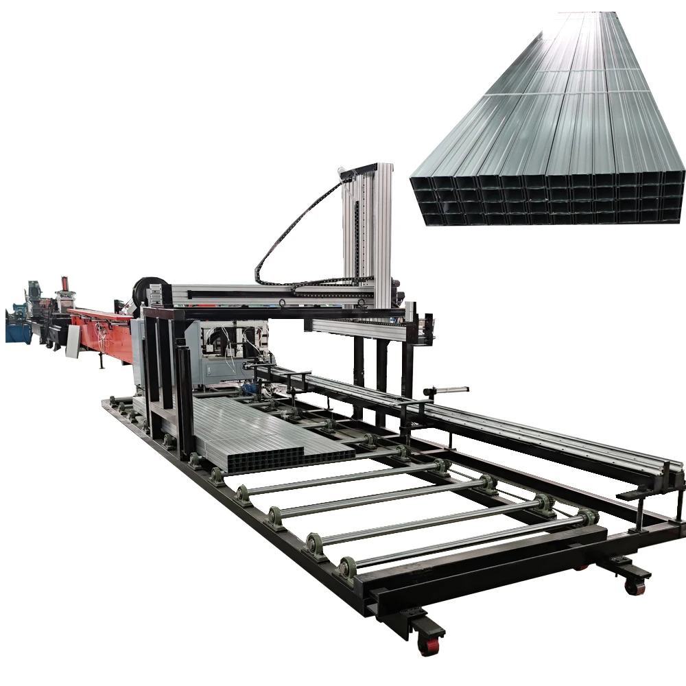 Light Gauge C U Steel Framing Cold Roll Forming Machine Stud Track U Channel Steel Roll Forming Machine